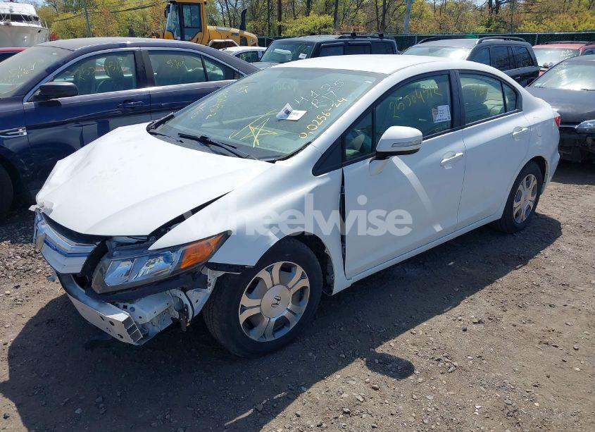 Photo 2 of 2012 Honda Civic HYBRID (VIN JHMFB4F24CS007240)
