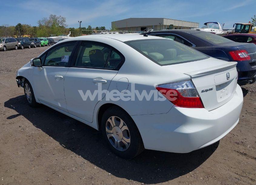 Photo 3 of 2012 Honda Civic HYBRID (VIN JHMFB4F24CS007240)
