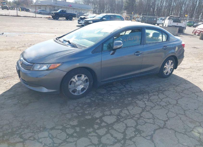 Photo 2 of 2012 Honda Civic HYBRID BASE (CVT) (VIN JHMFB4F25CS005156)