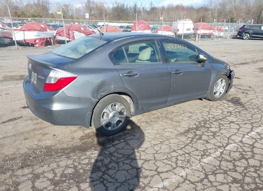 Photo 4 of 2012 Honda Civic HYBRID BASE (CVT) (VIN JHMFB4F25CS005156)