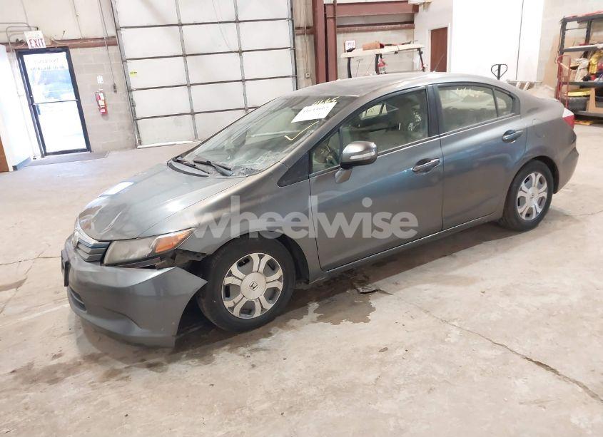 Photo 2 of 2012 Honda Civic HYBRID (VIN JHMFB4F25CS009868)