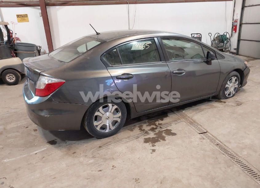 Photo 4 of 2012 Honda Civic HYBRID (VIN JHMFB4F25CS009868)