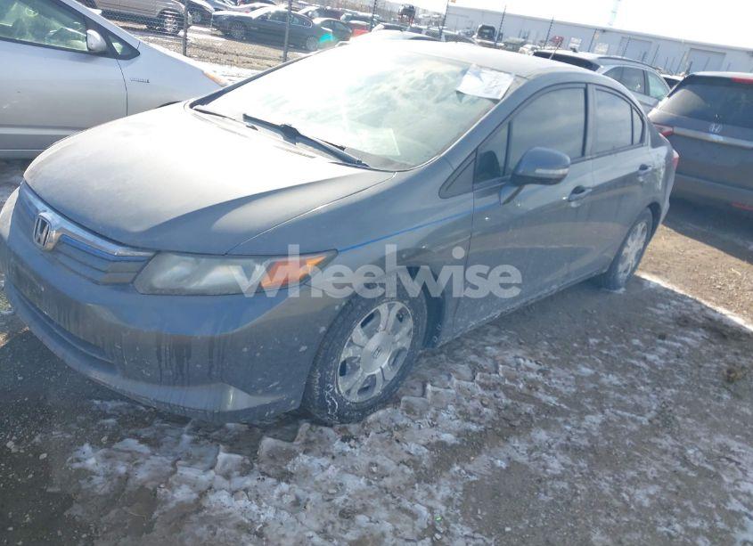 Photo 2 of 2012 Honda Civic HYBRID (VIN JHMFB4F26CS004260)