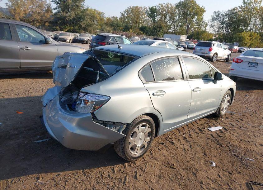 Photo 4 of 2012 Honda Civic HYBRID (VIN JHMFB4F27CS006003)
