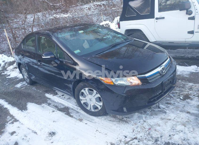 2012 Honda Civic HYBRID BASE (CVT) (VIN JHMFB4F27CS011329) main photo