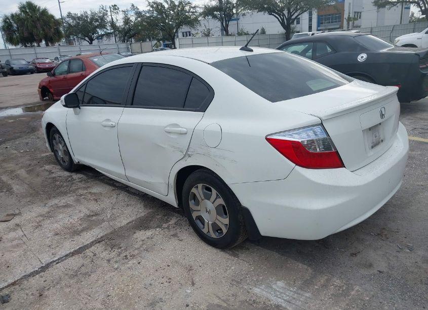 Photo 3 of 2012 Honda Civic HYBRID BASE (CVT) (VIN JHMFB4F28CS001568)