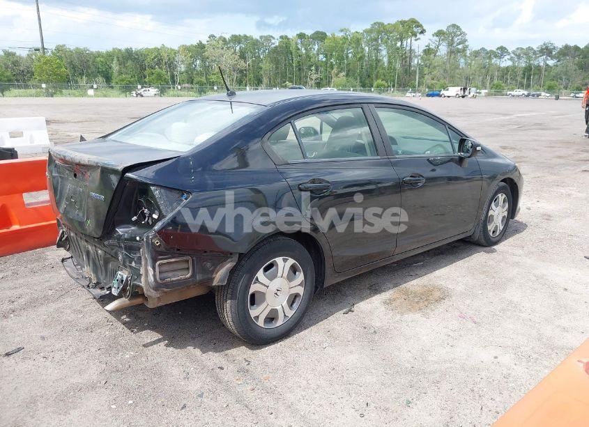 Photo 4 of 2012 Honda Civic HYBRID (VIN JHMFB4F28CS009072)