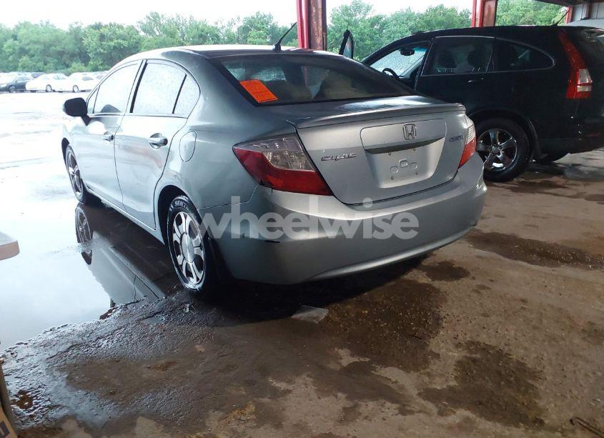 Photo 3 of 2012 Honda Civic HYBRID (VIN JHMFB4F2XCS000227)