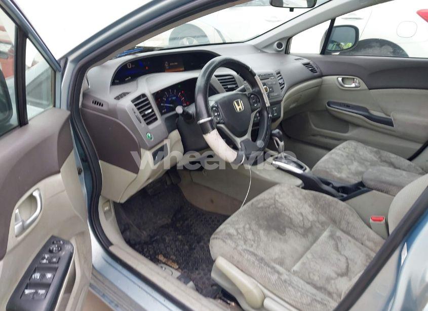 Photo 5 of 2012 Honda Civic HYBRID (VIN JHMFB4F2XCS000227)