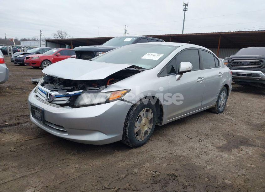 Photo 2 of 2012 Honda Civic HYBRID (VIN JHMFB4F33CS005844)
