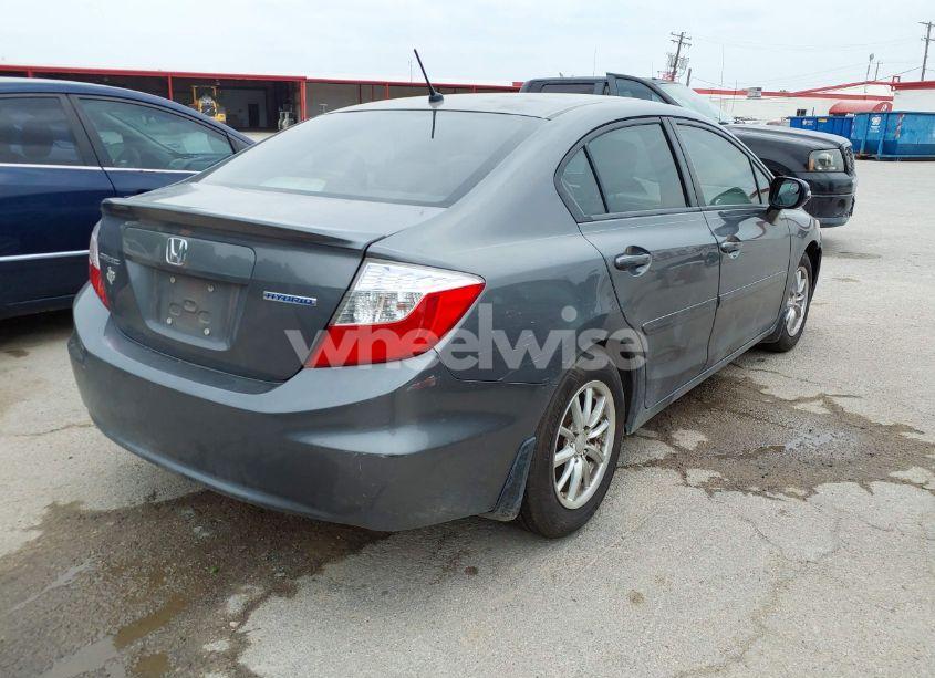 Photo 4 of 2012 Honda Civic HYBRID (VIN JHMFB4F34CS000605)