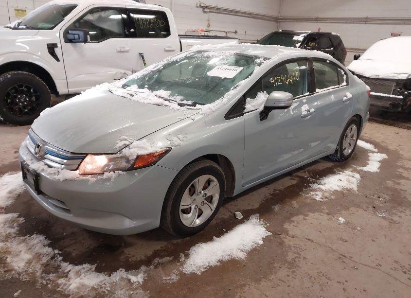 Photo 2 of 2012 Honda Civic HYBRID (VIN JHMFB4F35CS003643)