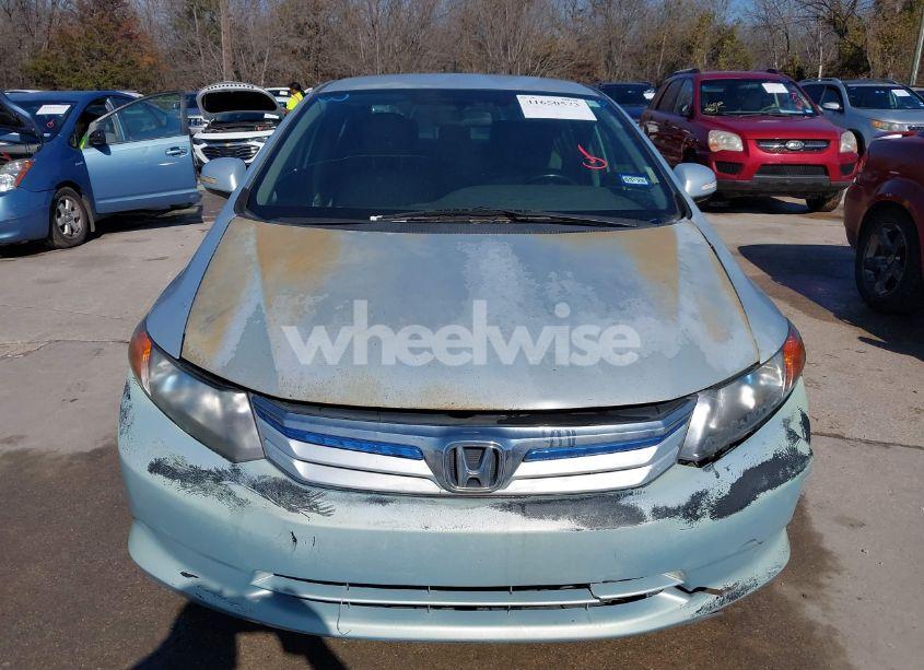 Photo 6 of 2012 Honda Civic HYBRID (VIN JHMFB4F37CS001053)