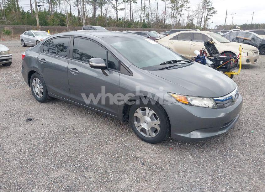 2012 Honda Civic HYBRID (VIN JHMFB4F39CS002608) main photo