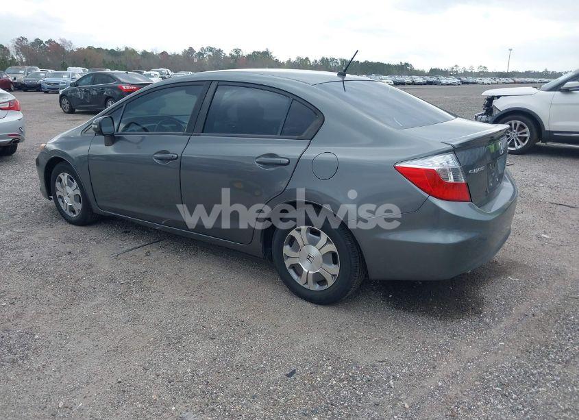 Photo 3 of 2012 Honda Civic HYBRID (VIN JHMFB4F39CS002608)