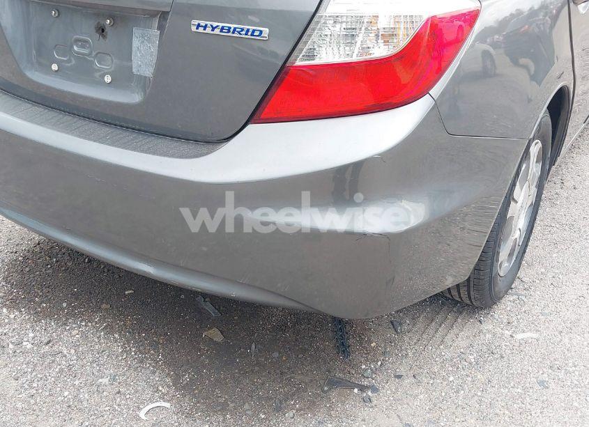 Photo 6 of 2012 Honda Civic HYBRID (VIN JHMFB4F39CS002608)