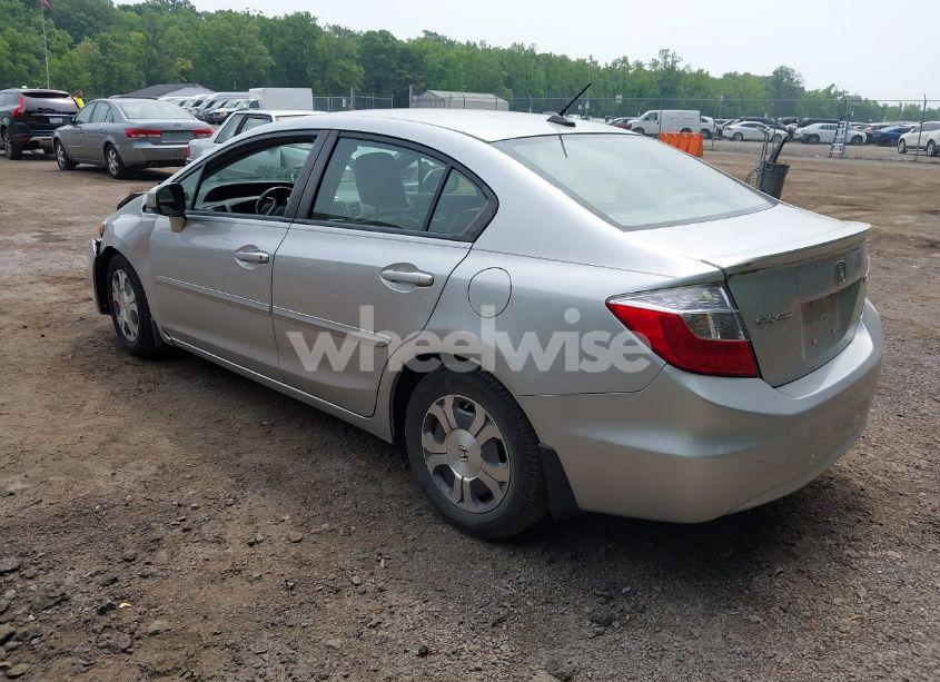 Photo 3 of 2012 Honda Civic HYBRID (VIN JHMFB4F39CS004178)