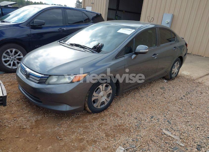 Photo 2 of 2012 Honda Civic HYBRID (VIN JHMFB4F3XCS000754)