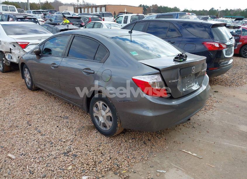 Photo 3 of 2012 Honda Civic HYBRID (VIN JHMFB4F3XCS000754)