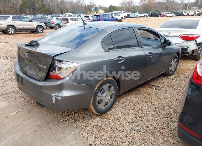 Photo 4 of 2012 Honda Civic HYBRID (VIN JHMFB4F3XCS000754)