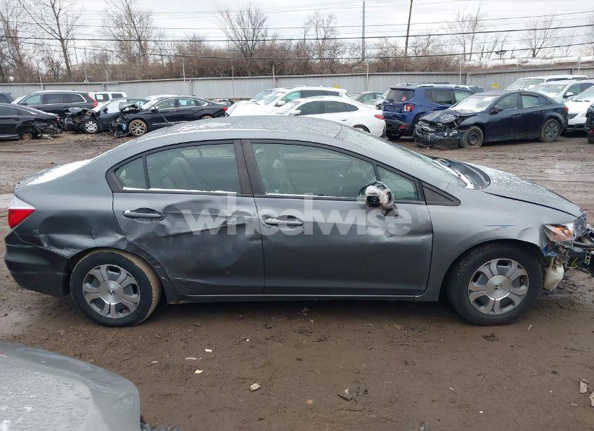 Photo 13 of 2012 Honda Civic HYBRID (VIN JHMFB4F3XCS001399)