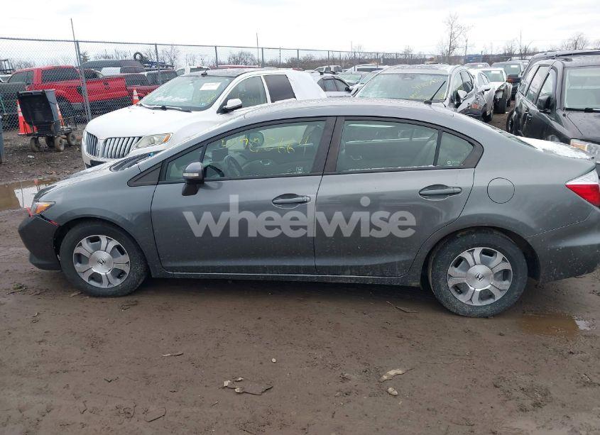 Photo 14 of 2012 Honda Civic HYBRID (VIN JHMFB4F3XCS001399)