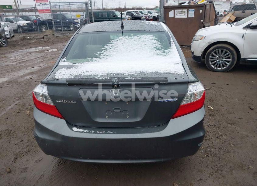 Photo 16 of 2012 Honda Civic HYBRID (VIN JHMFB4F3XCS001399)