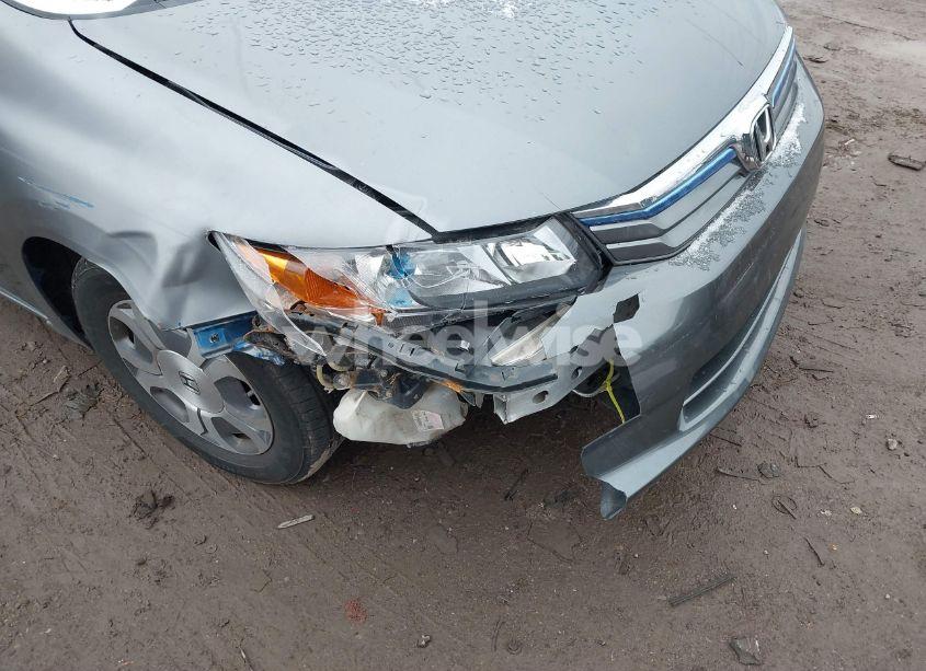 Photo 6 of 2012 Honda Civic HYBRID (VIN JHMFB4F3XCS001399)