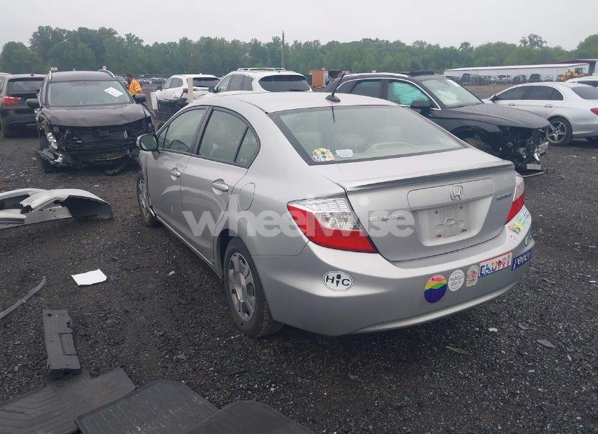 Photo 3 of 2012 Honda Civic HYBRID (VIN JHMFB4F3XCS007123)