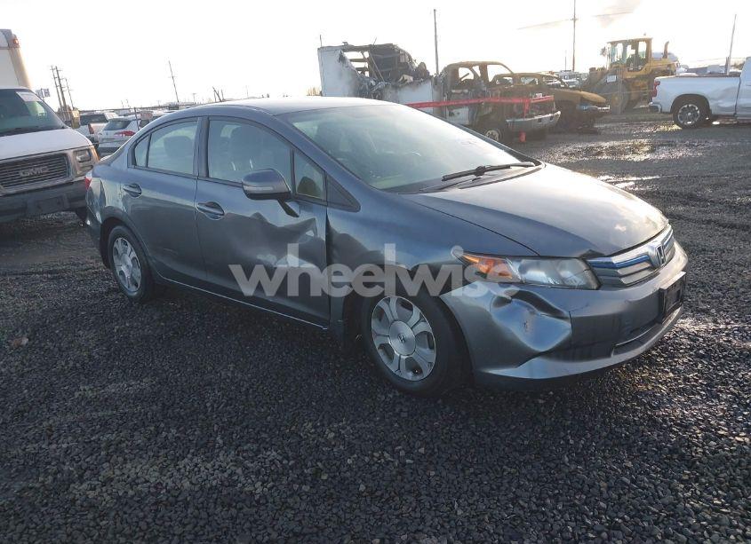 2012 Honda Civic HYBRID (VIN JHMFB4F3XCS010233) main photo