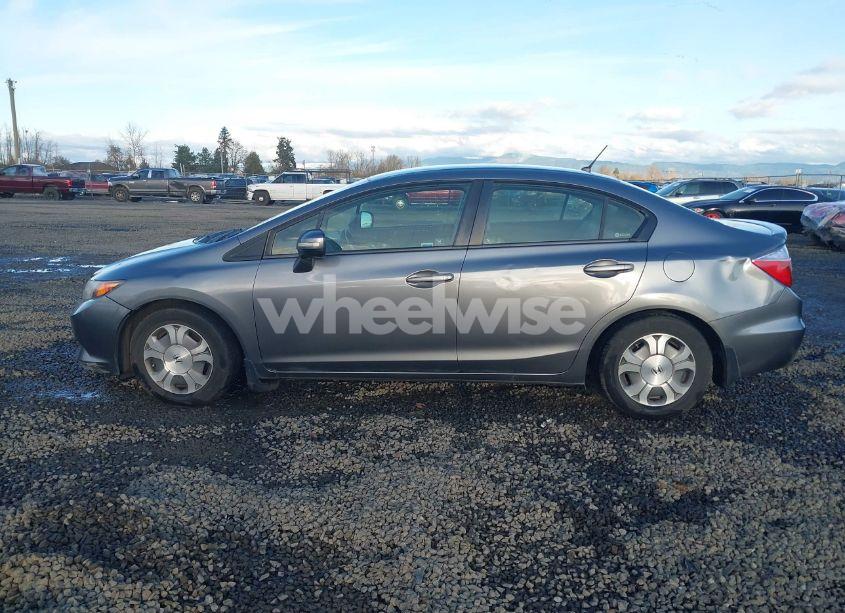 Photo 14 of 2012 Honda Civic HYBRID (VIN JHMFB4F3XCS010233)