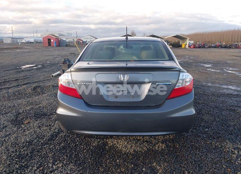 Photo 16 of 2012 Honda Civic HYBRID (VIN JHMFB4F3XCS010233)