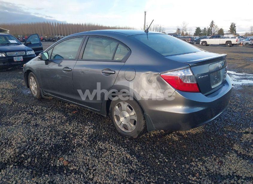 Photo 3 of 2012 Honda Civic HYBRID (VIN JHMFB4F3XCS010233)