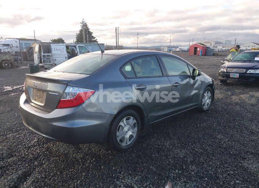Photo 4 of 2012 Honda Civic HYBRID (VIN JHMFB4F3XCS010233)