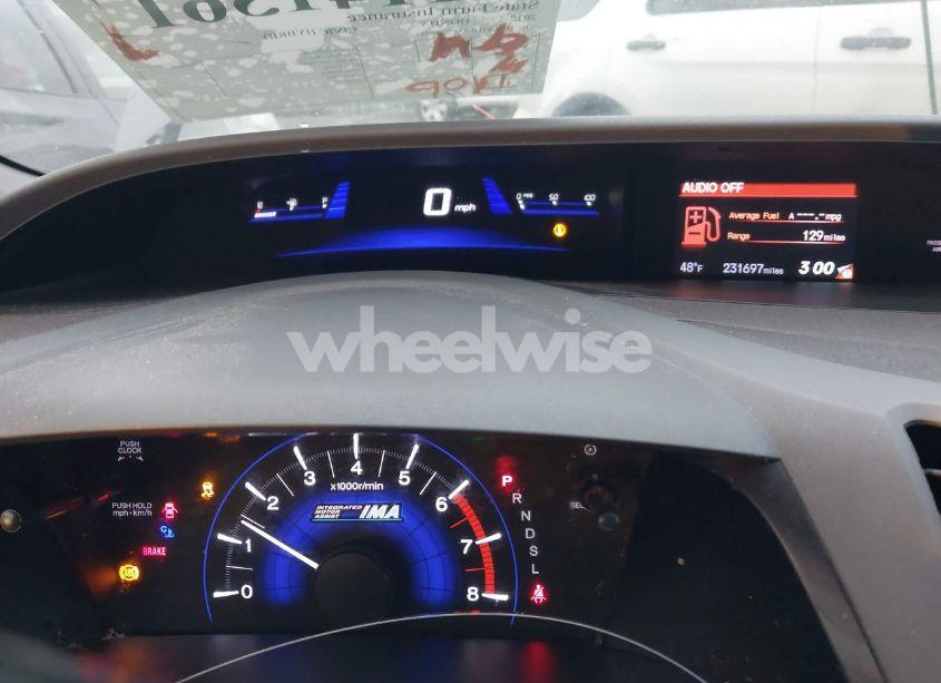 Photo 7 of 2012 Honda Civic HYBRID (VIN JHMFB4F3XCS010233)