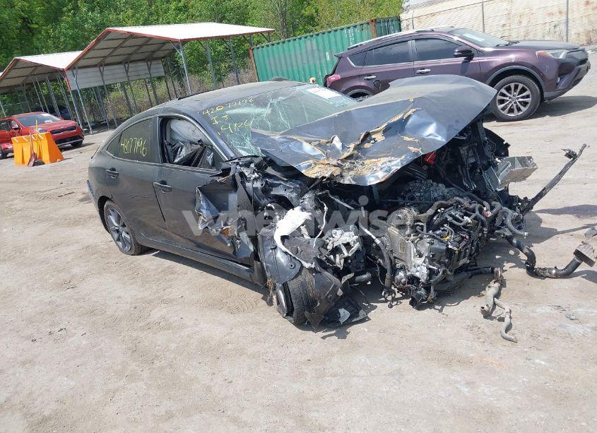 2019 Honda Civic EX (VIN JHMFC1F37KX008758) main photo