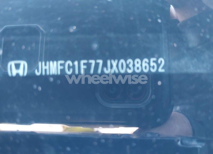 Photo 9 of 2018 Honda Civic EX-L (VIN JHMFC1F77JX038652)