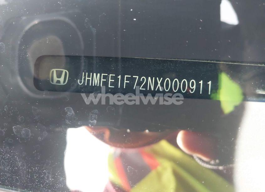 Photo 9 of 2022 Honda Civic EX (VIN JHMFE1F72NX000911)