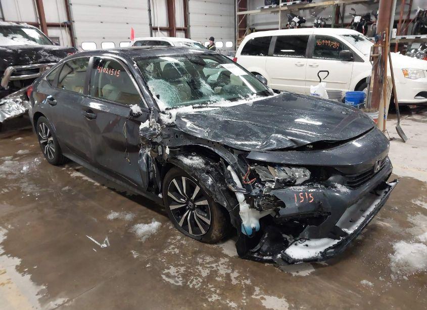 2022 Honda Civic EX (VIN JHMFE1F73NX003798) main photo