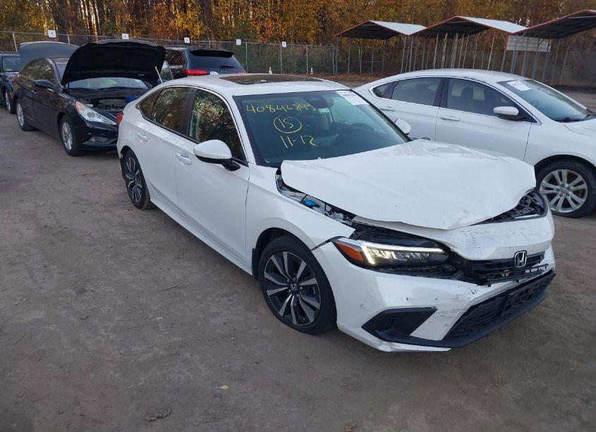 2022 Honda Civic EX (VIN JHMFE1F76NX009093) main photo