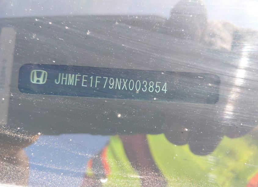 Photo 9 of 2022 Honda Civic EX (VIN JHMFE1F79NX003854)