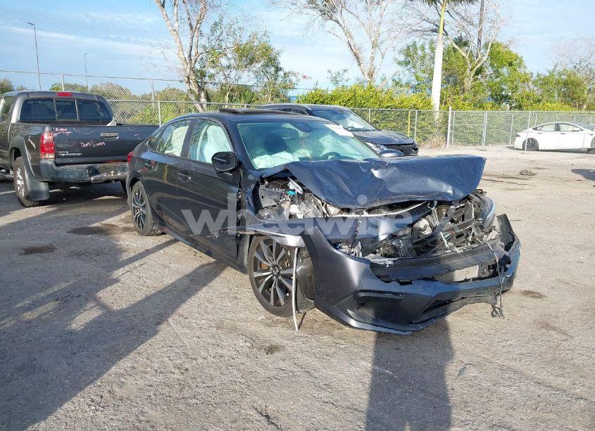 2022 Honda Civic EX (VIN JHMFE1F7XNX002616) main photo