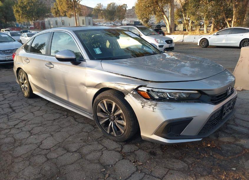 2022 Honda Civic EX (VIN JHMFE1F7XNX005192) main photo