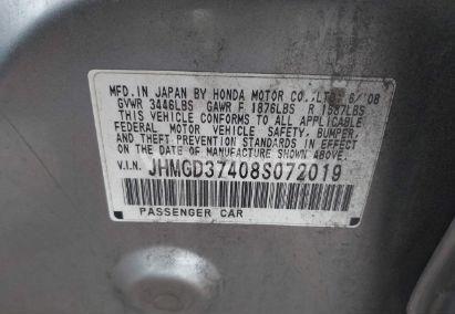 Photo 9 of 2008 Honda Fit (VIN JHMGD37408S072019)