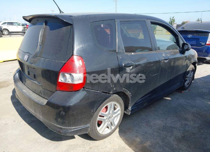 Photo 4 of 2007 Honda Fit SPORT (VIN JHMGD37617S004845)