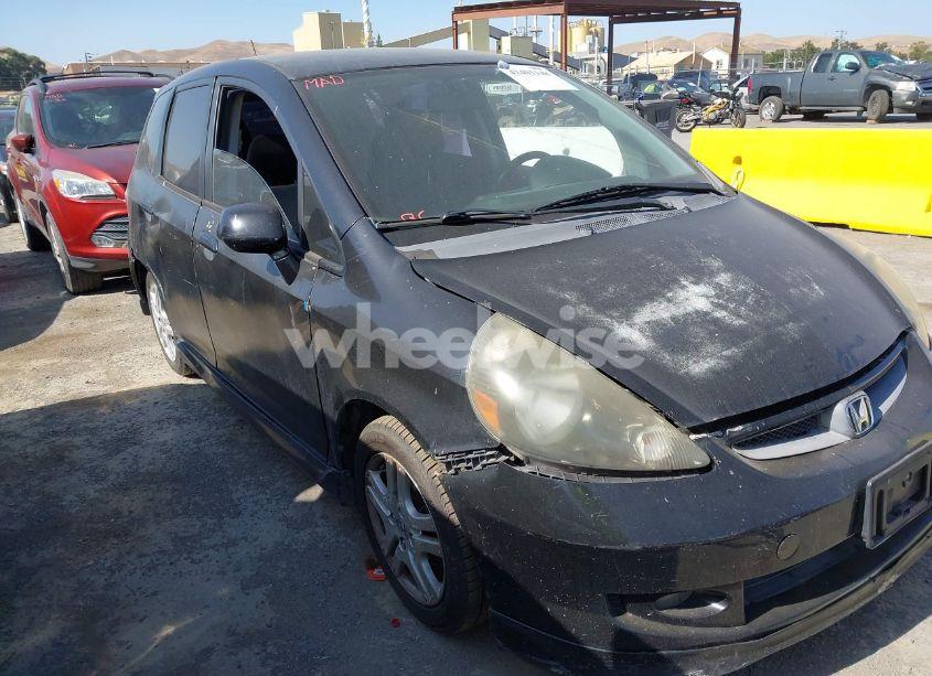 Photo 6 of 2007 Honda Fit SPORT (VIN JHMGD37617S004845)