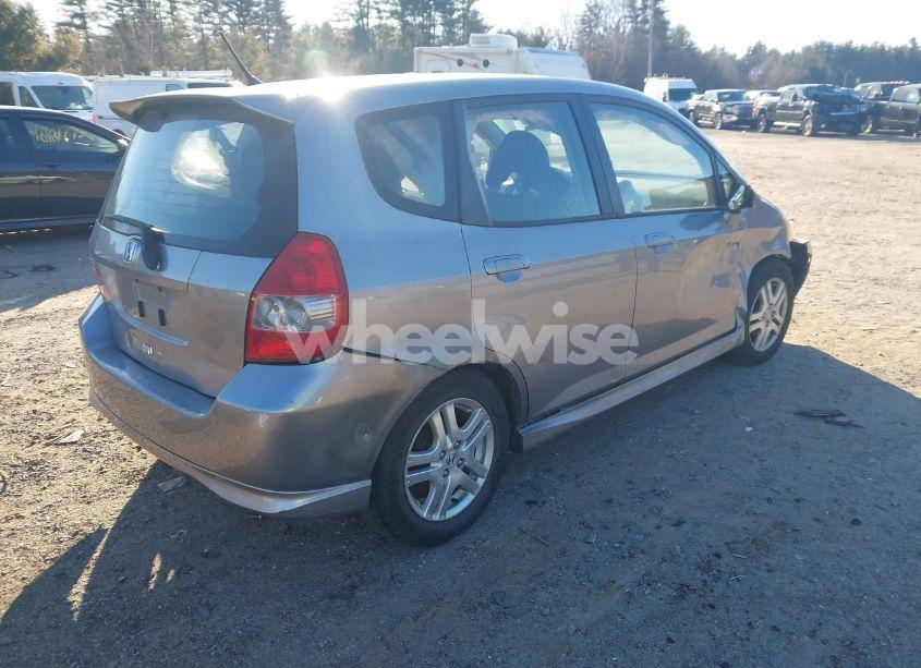 Photo 4 of 2007 Honda Fit SPORT (VIN JHMGD37627S041628)