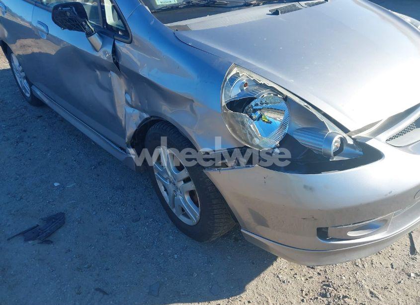 Photo 6 of 2007 Honda Fit SPORT (VIN JHMGD37627S041628)