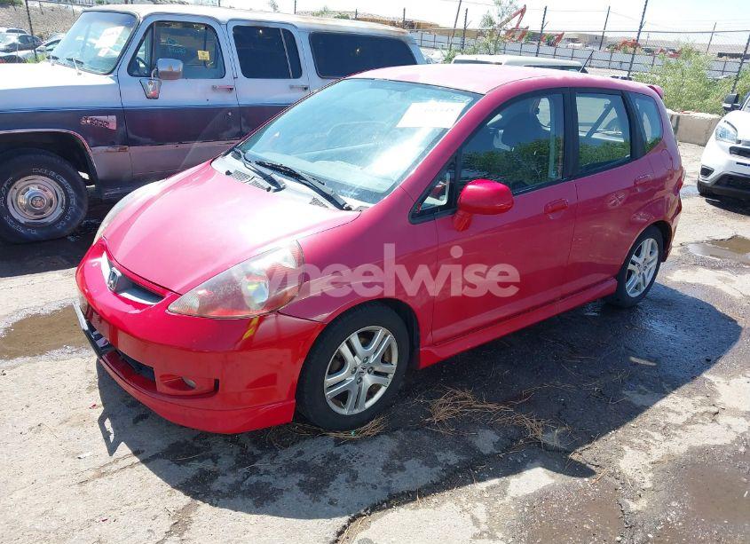 Photo 2 of 2007 Honda Fit SPORT (VIN JHMGD37627S042097)