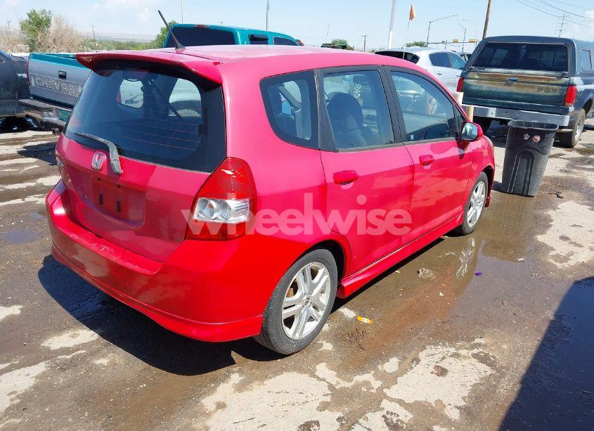 Photo 4 of 2007 Honda Fit SPORT (VIN JHMGD37627S042097)
